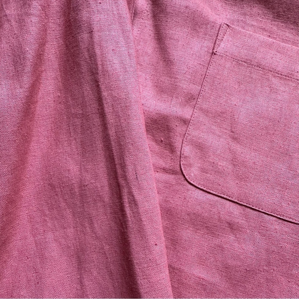 Maggie McNaughton Women's Salmon Washable Linen Blend Shirt 2X NWT Plus - Picture 15 of 15